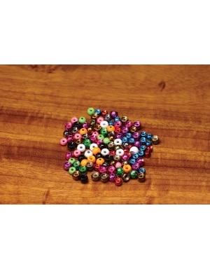 Hareline Dubbin 3/32 Plummeting Tungsten Beads in Fluorescent White